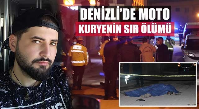Denizli’de moto kuryenin sır ölümü