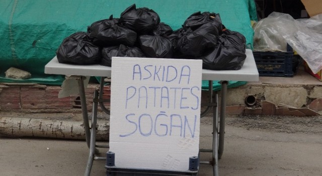 Bu da askıda ’patates-soğan’ kampanyası