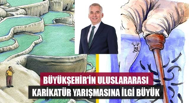 Büyükşehir'in uluslararası karikatür yarışmasına ilgi büyük