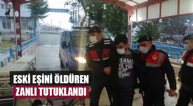 Eski eşini öldüren zanlı tutuklandı