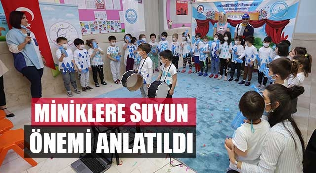 Miniklere suyun önemi anlatıldı