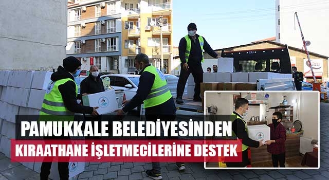 Pamukkale Belediyesinden Kıraathane İşletmecilerine Destek