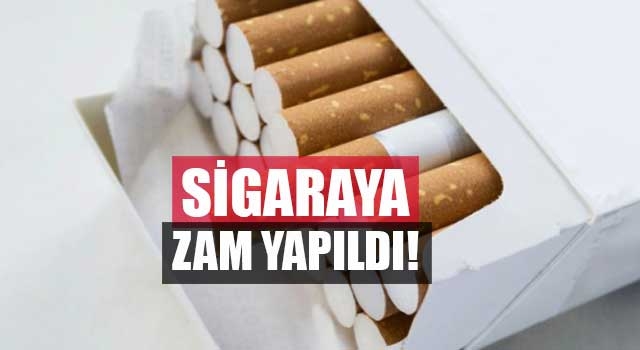 Sigaraya zam yapıldı!