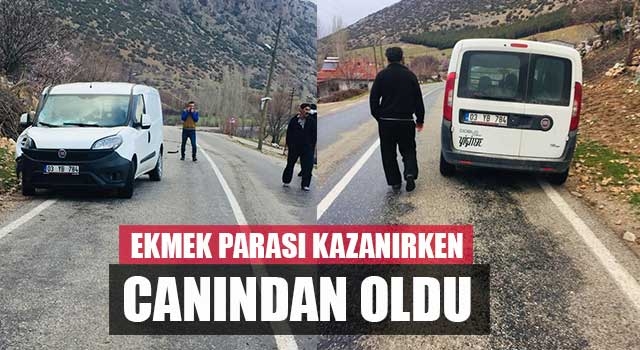 Denizli’de ölümlü kaza! Eve dönerken hayatını kaybetti