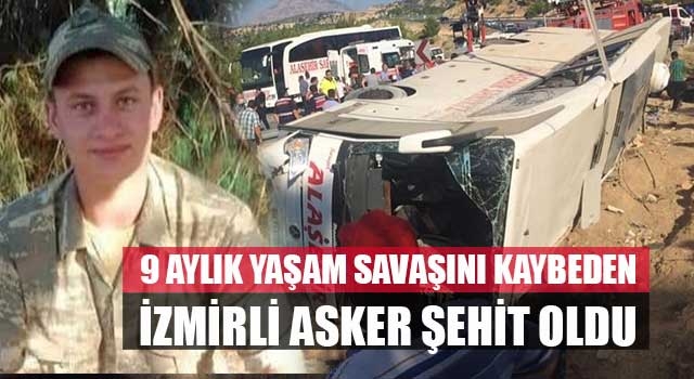 9 aylık yaşam savaşını kaybeden İzmirli asker Yasin Keser, şehit oldu