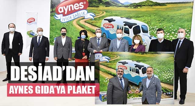DESİAD’dan Aynes Gıda’ya plaket