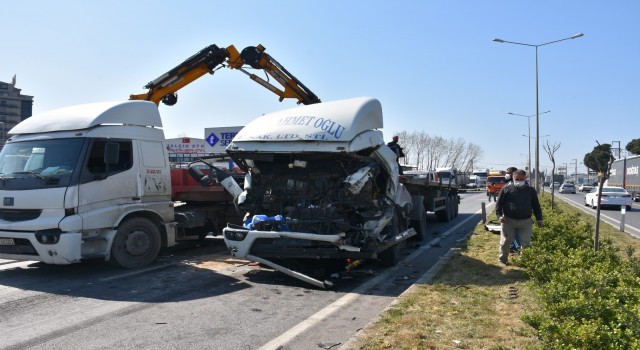 Menemen'deki tır kazasında Kadir Akıncı