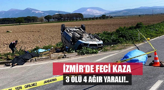 İzmir’de süt kamyonu ile hafif ticari araç çapıştı: 3 ölü, 4 ağır yaralı