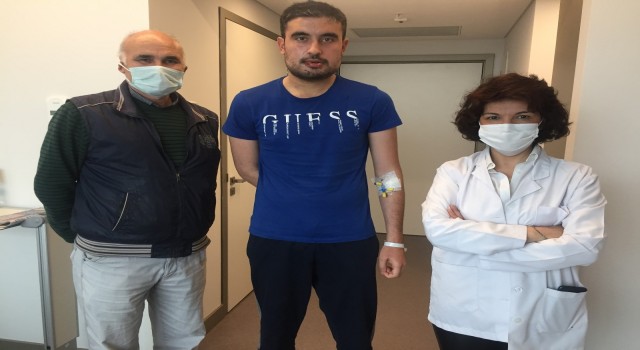 İzmir'de kopan halat Engin Çetinkaya'nın çenesini parçaladı