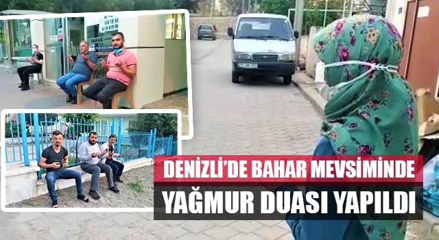 Denizli’de bahar mevsiminde yağmur duası yapıldı