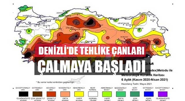 Denizli'de tehlike çanları çalmaya başladı
