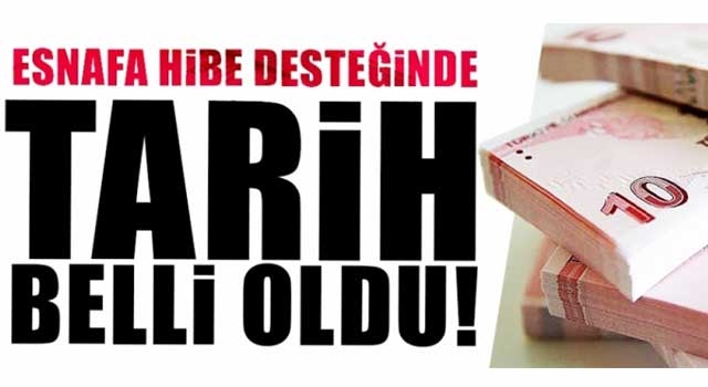 Esnafa hibe desteği başvuruları e-Devlet'ten yapılacak