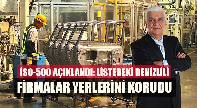 İSO-500 Açıklandı: Listedeki Denizlili Firmalar Yerlerini Korudu