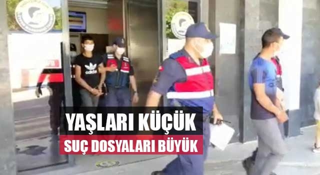 Yaşları küçük suç dosyaları büyük