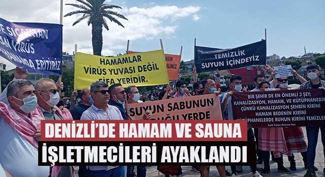 Denizli'de Hamam ve sauna işletmecilerinden açılma talebi