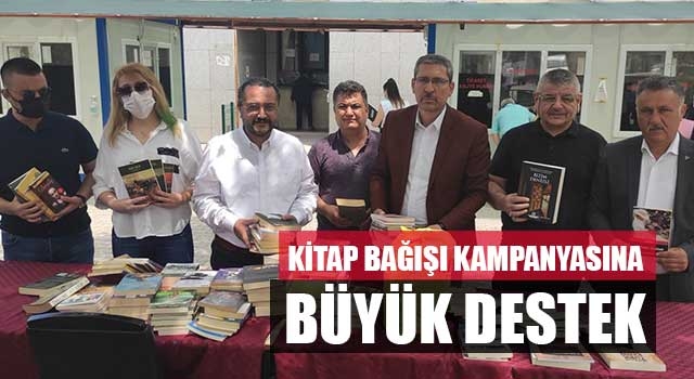 Denizli'de kitap bağışı kampanyasına büyük destek
