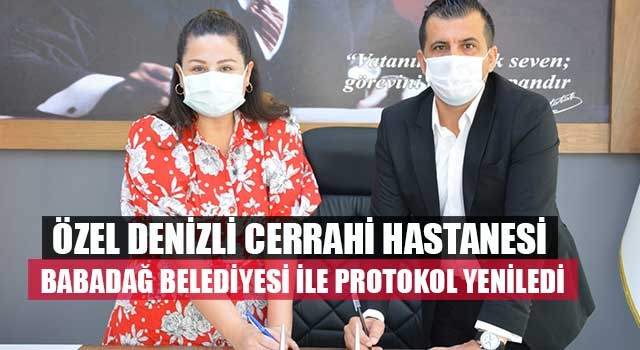 Özel Denizli Cerrahi Hastanesi, Babadağ Belediyesi ile protokol yeniledi