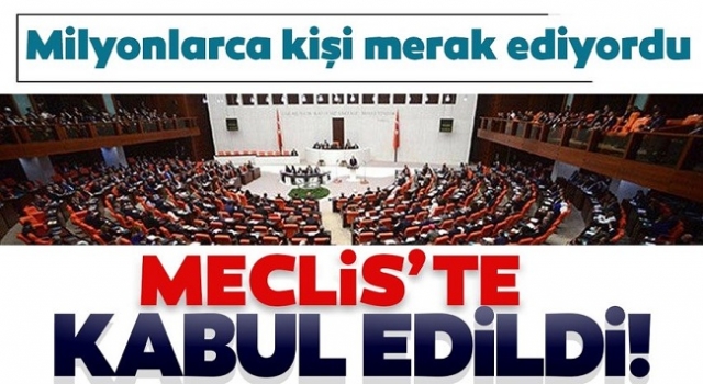 Vergi yapılandırması TBMM'den geçti Milyonlarca kişiye müjde!