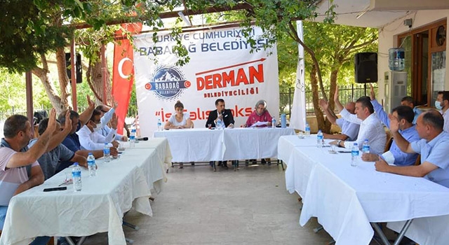 Babadağ'da ara verilen halk toplantıları yeniden başladı