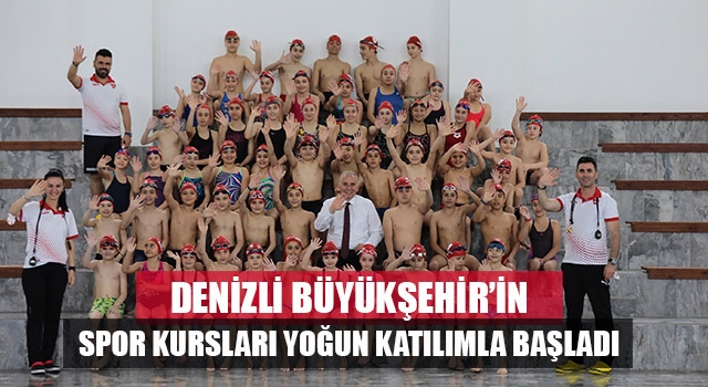 Büyükşehir spor kursları yoğun katılımla başladı