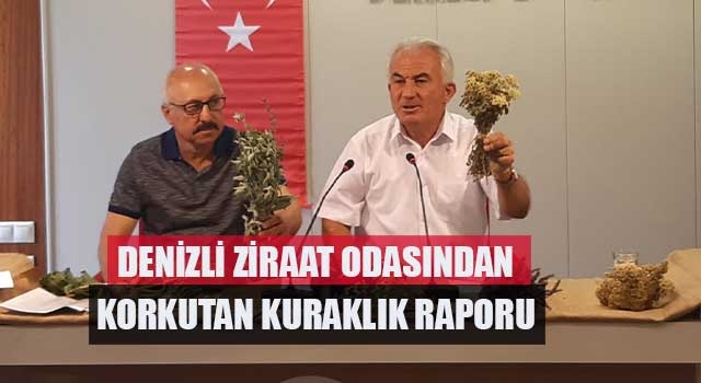 Denizli Ziraat Odasından korkutan kuraklık raporu