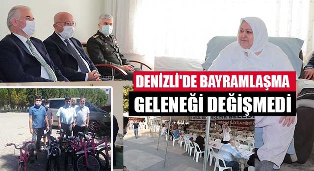 Denizli'de bayramlaşma geleneği değişmedi
