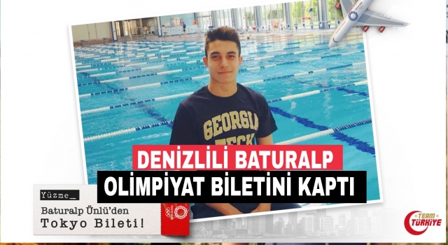Denizlili Milli Sporcu Baturalp Ünlü, olimpiyat kotasını kaptı