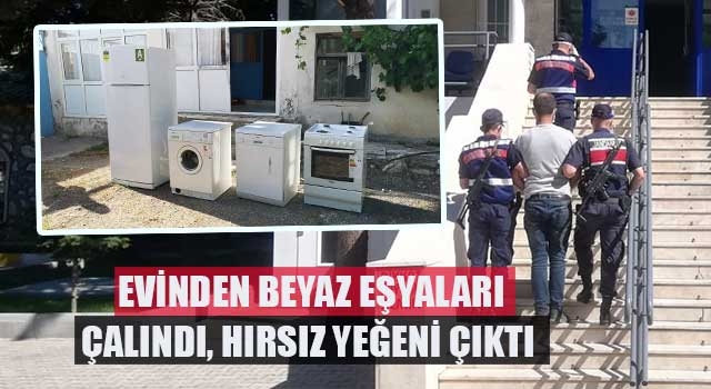 Hırsızlık şüphelisi yeğen Denizli'ye kaçamadan yakayı ele verdi