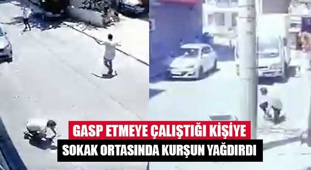Kentin göbeğinde silahlı çatışma anları ortaya çıktı