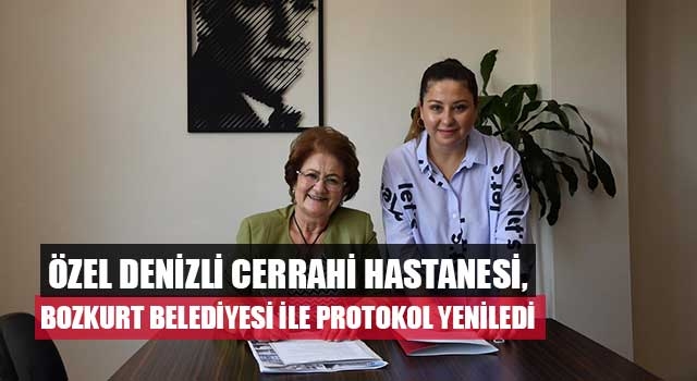 Özel Denizli Cerrahi Hastanesi, Bozkurt Belediyesi ile protokol yeniledi