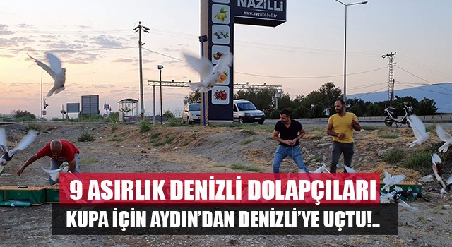 9 asırlık Denizli Dolapçı güvercinleri kupa için Aydın'dan Denizli'ye uçtu