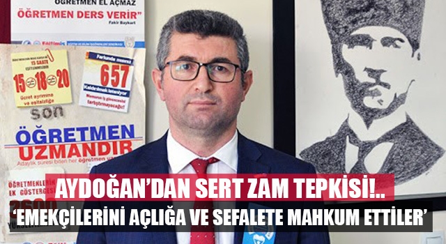 Denizli'den memura yapılan zamma sert tepki, 'Memuru açlığa mahkum ettiler'