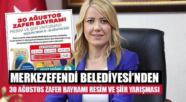 Merkezefendi Belediyesi’nden  30 Ağustos Zafer Bayramı resim ve şiir yarışması