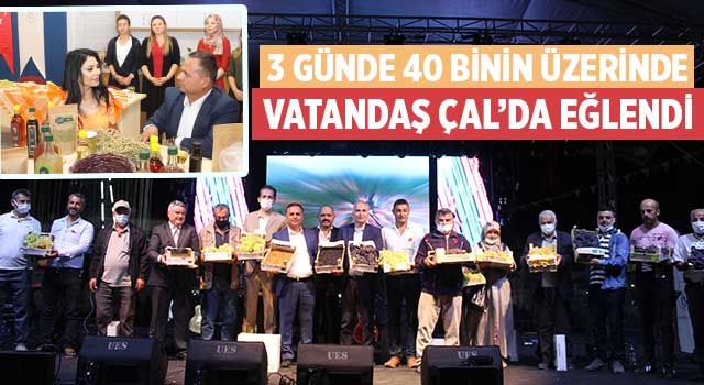 3 Günde 40 Binin Üzerinde Vatandaş Çal’da Eğlendi