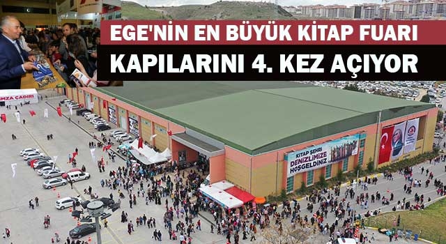 Denizli kitap fuarı 4. kez açılıyor