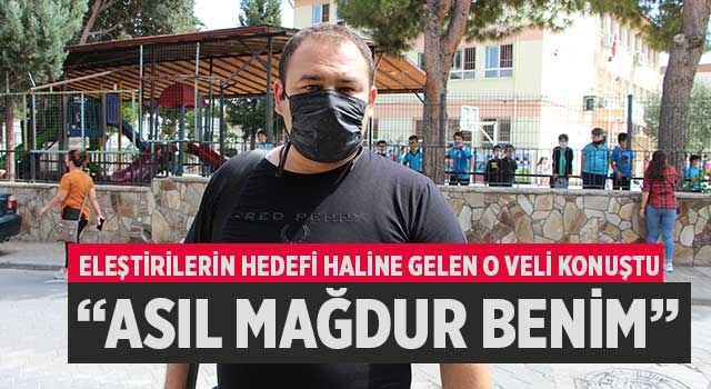 Eleştirilerin hedefi haline gelen o veli konuştu:  “Asıl mağdur benim”