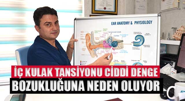İç kulak tansiyonu ciddi denge bozukluğuna neden oluyor