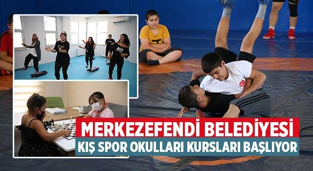 Merkezefendi Belediyesi  Kış spor okulları kursları başlıyor