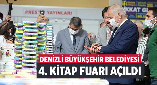 Denizli Büyükşehir Belediyesi 4. Kitap Fuarı açıldı