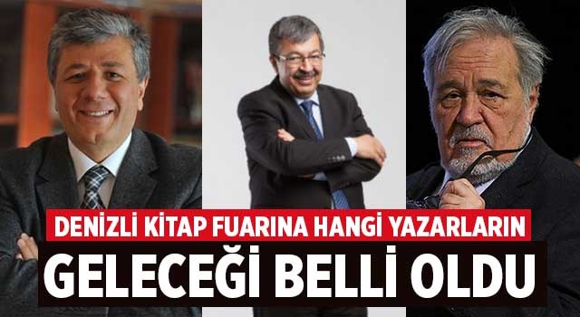 Denizli Kitap Fuarına hangi yazarların geleceği belli oldu
