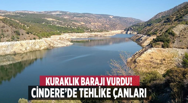Denizli’de Cindere Barajı kuraklıkla mücadele ediyor