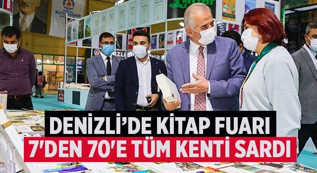 Denizli’de Kitap Fuarı 7'den 70'e tüm kenti sardı