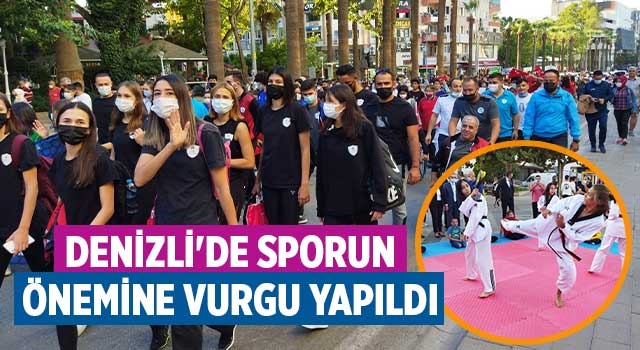 Denizli'de sporun önemine vurgu yapıldı