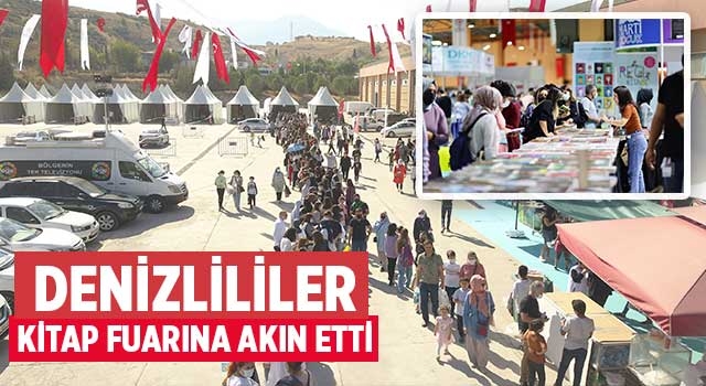 Denizlililer kitap fuarına akın etti