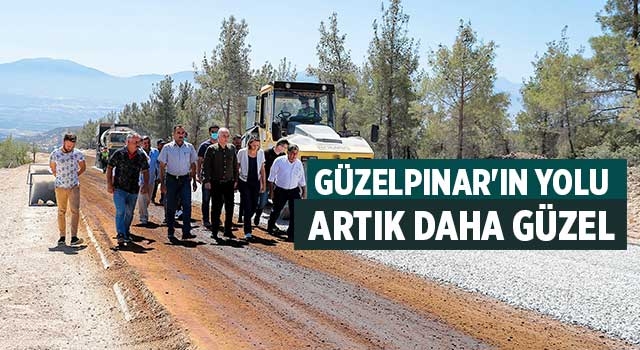 Güzelpınar'ın yolu artık daha güzel