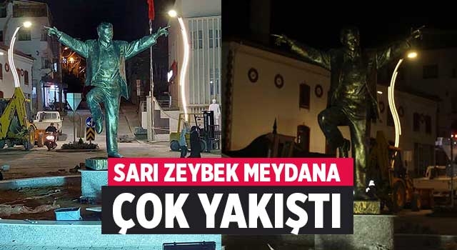Sarı Zeybek meydana çok yakıştı