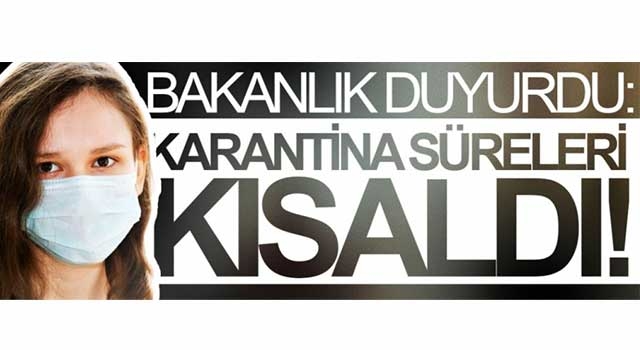 Temaslı ilk ve ortaokul öğrencilerinin karantina süresi değişti