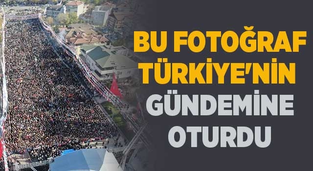 Bu fotoğraf Türkiye'nin gündemine oturdu