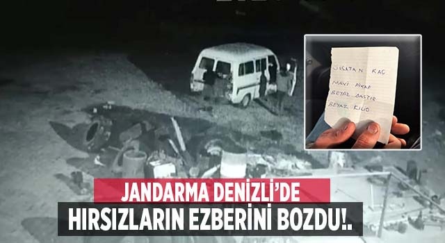 Denizli'de 8 kişilik hırsızlık şebekesi şafak baskını ile yakalandı