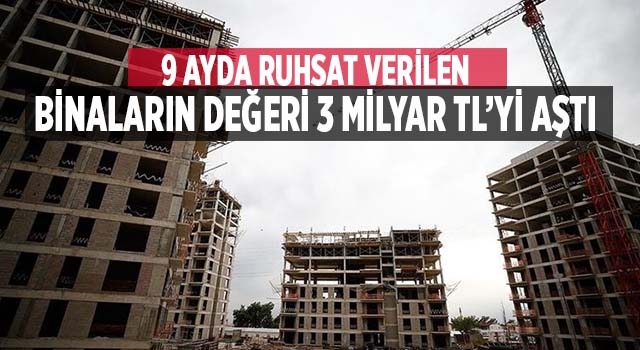 Denizli’de 9 ayda 3 milyar TL’lik yapıya ruhsat